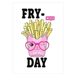 Affisch - Gillar du Fry-day?