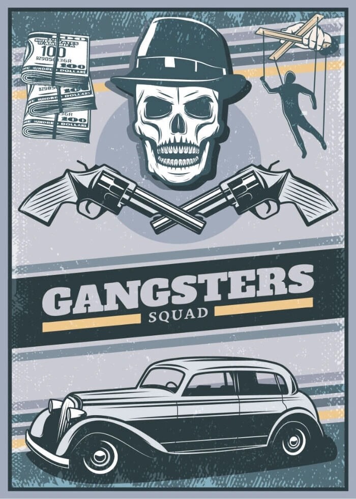 En supercool gangster squad poster