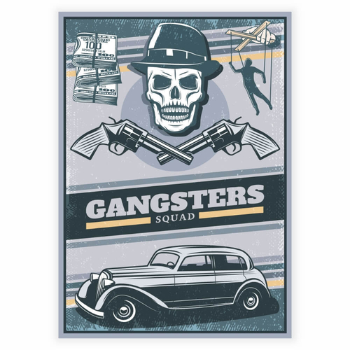 En supercool gangster squad poster