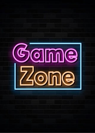 Game Zone Neon Gamer affisch