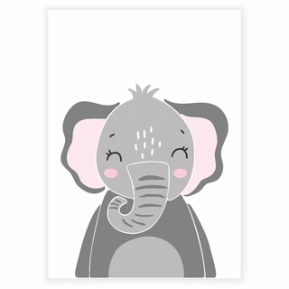Elefant - Barnaffisch