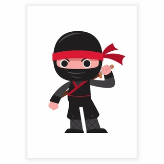 Black Ninja 1 - Barnaffisch