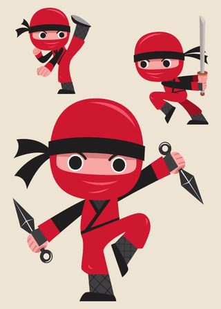 Red Ninja 2 - Barnaffisch