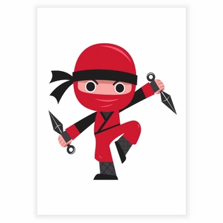 Red Ninja 2 - Barnaffisch