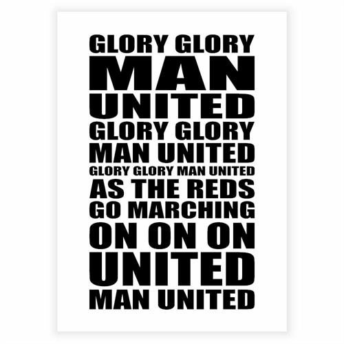 Affisch - Man United