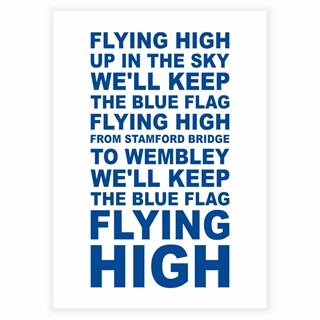 Affisch - CHELSEA F.C. - FLYING HIGH