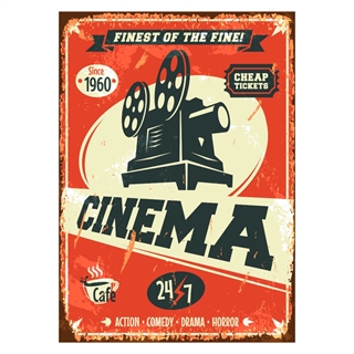 Affisch med texten Finest of the fine Cinema