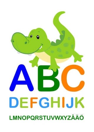ABC till pojkar - Affisch 