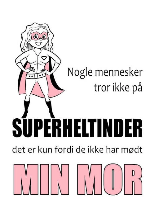 Mother Poster - Ingen tror på superhjältinnor