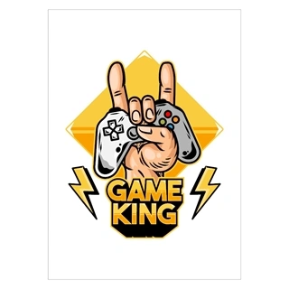 Affisch - Game King Controller