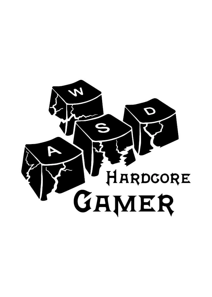 Affisch - Hardcore gamer