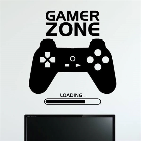Gamer Zone Loading - Väggdekor