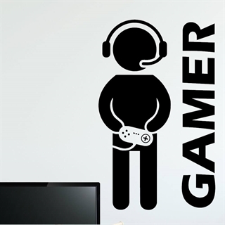 Gamer boy - Wallstickers