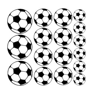 Väggdekor med fotbollar