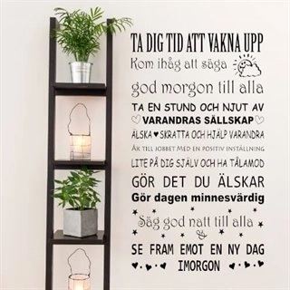 Ta dig tid  - Väggdekor