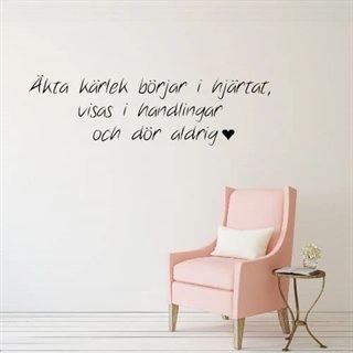Äkta kärlek - Väggdekor