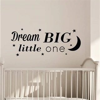 Dream big little one - Väggdekor