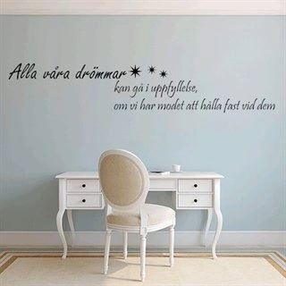 Alla våra drömmar  - Väggdekor