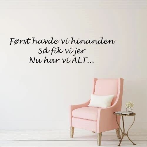 Nu har vi ALLT - Väggdekor
