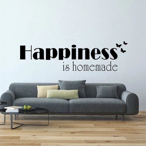 Du är din egen lyckas smed - detta påminner denna wallsticker dig om!