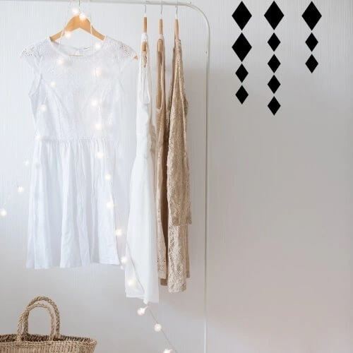 wallstickers med harlekinrutor