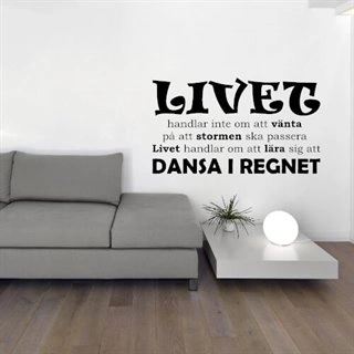 Dansa i regnet - Väggdekor