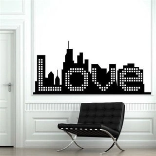 Love city - Väggdekor