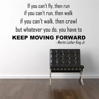 keep moving forward - Väggdekor