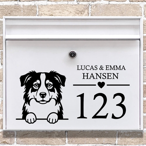 Brevlåda stickers med maskros