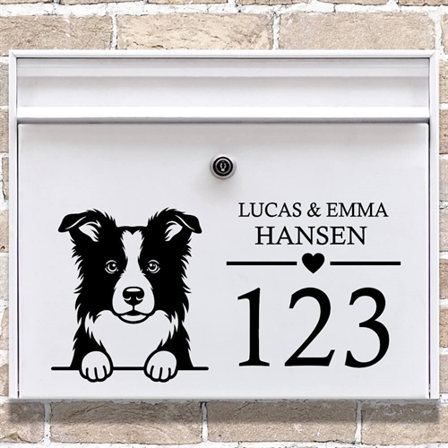 Brevlåda stickers med maskros