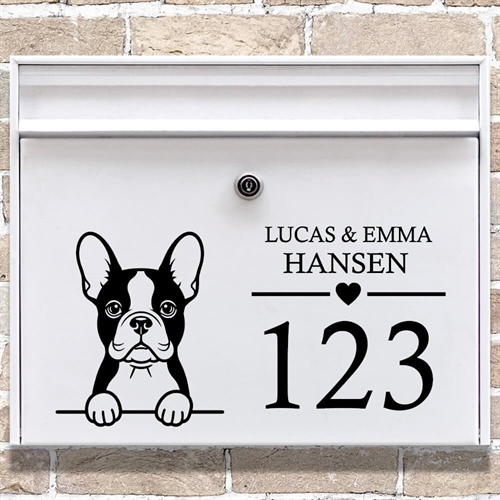 Brevlåda stickers med maskros