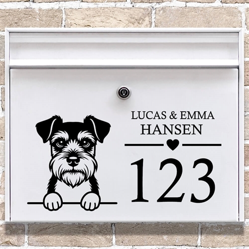 Brevlåda stickers med maskros