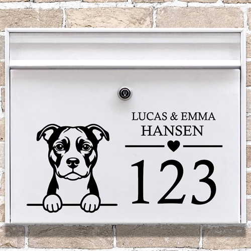 Brevlåda stickers med maskros