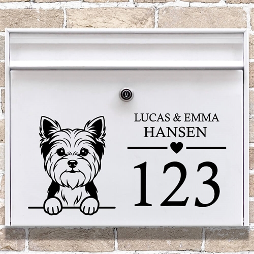 Brevlåda stickers med maskros