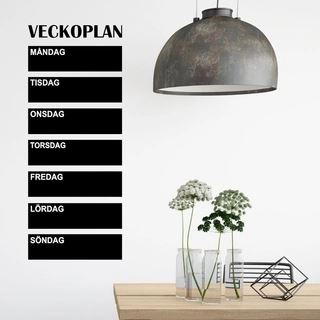 Veckoplan - Väggdekor