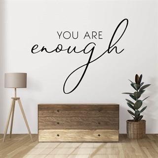 Du You are enough - wallsticker