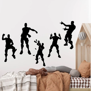 5 Fortnite flyttar figur Wallsticker