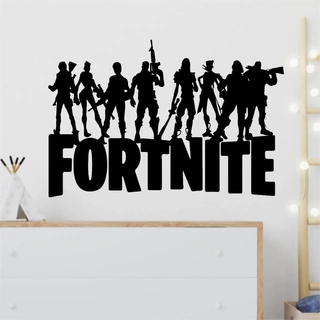 Fortnite med alla karaktärer väggdekal