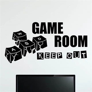 Game Room Keep Out - Väggdekor
