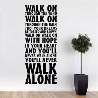 Liverpool - You'll never walk alone - Väggdekor