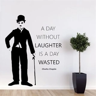 A Day Without Laughter - Väggdekor